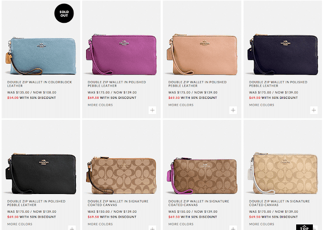 ｜購物｜ Coach Outlet  8月份 限時精選