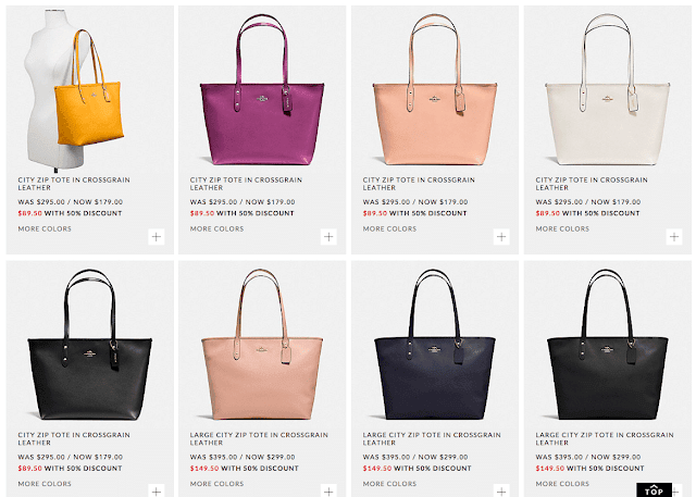 ｜購物｜ Coach Outlet  8月份 限時精選