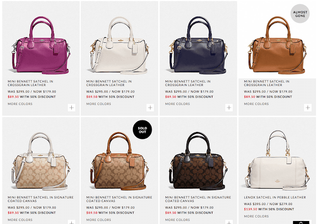 ｜購物｜ Coach Outlet  8月份 限時精選
