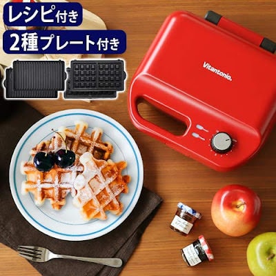 ｜購物｜日本Amazon  小V鬆餅機 Vitantonio計時功能新款，直寄美國，還比寄到台灣便宜！