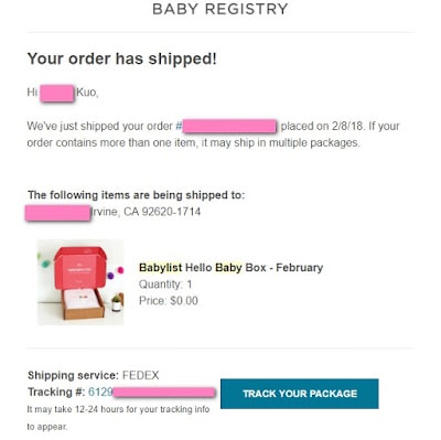 ｜美國懷孕、育兒｜ 免費的 試用包組 Welcome Box：Babylist/Walmart/Hoag Hospital/Amazon (7/5更新)